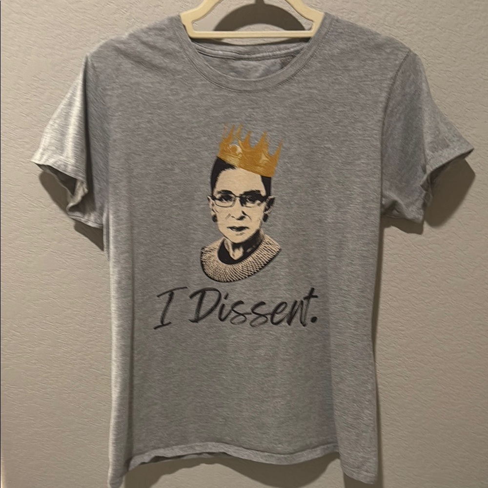 Gray Graphic RBG T-Shirt